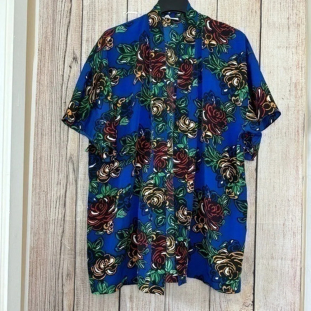 Vintag Val Mode Open Front Robe Cardigan size Medium